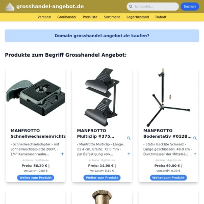 Screenshot grosshandel-angebot.de