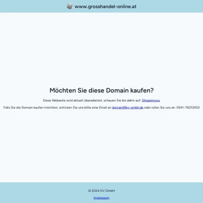 Screenshot grosshandel-online.at