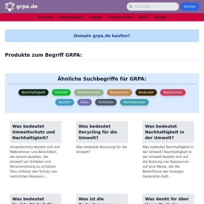 Screenshot grpa.de