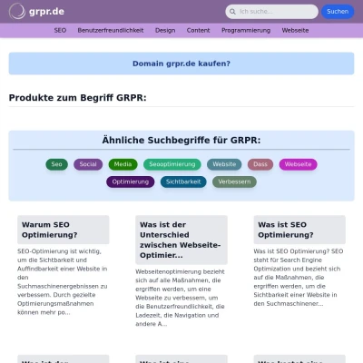 Screenshot grpr.de