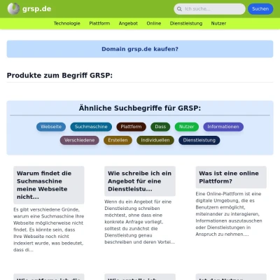 Screenshot grsp.de