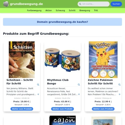 Screenshot grundbewegung.de