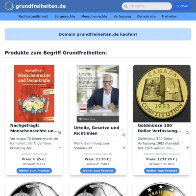 Screenshot grundfreiheiten.de