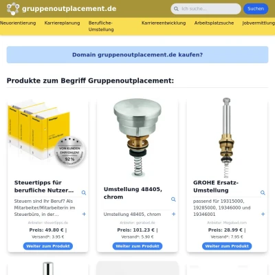 Screenshot gruppenoutplacement.de