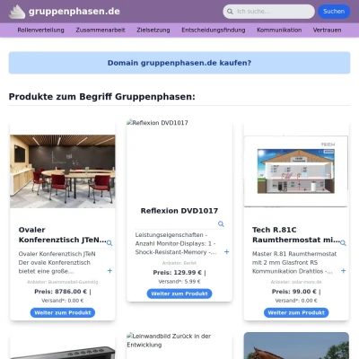 Screenshot gruppenphasen.de