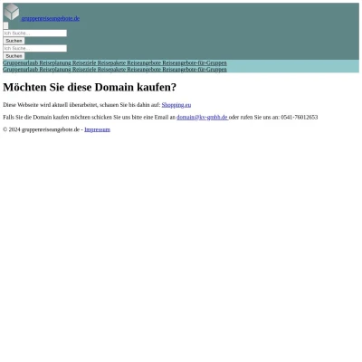 Screenshot gruppenreiseangebote.de