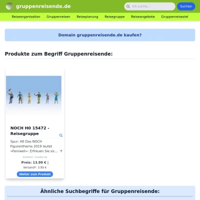 Screenshot gruppenreisende.de