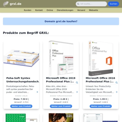 Screenshot grxl.de