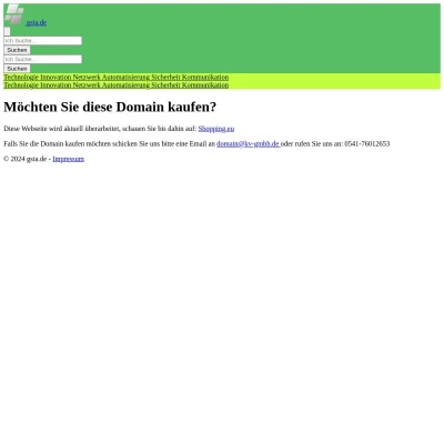 Screenshot gsia.de