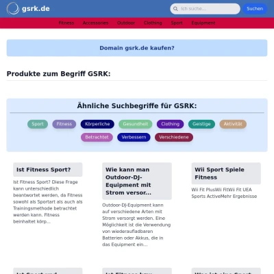 Screenshot gsrk.de