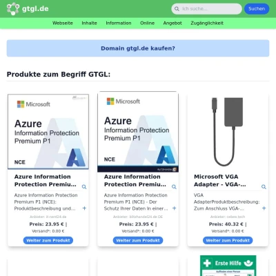 Screenshot gtgl.de