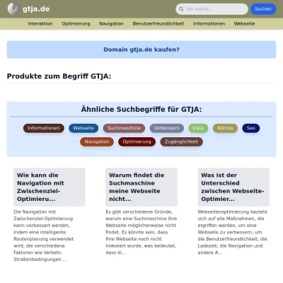 Screenshot gtja.de