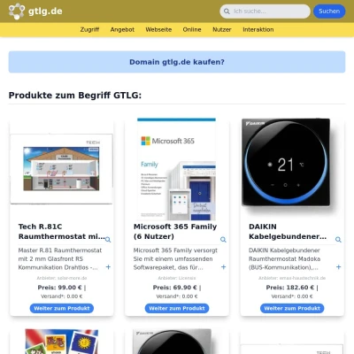 Screenshot gtlg.de