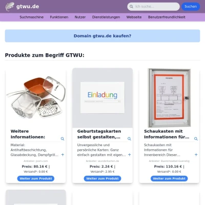 Screenshot gtwu.de