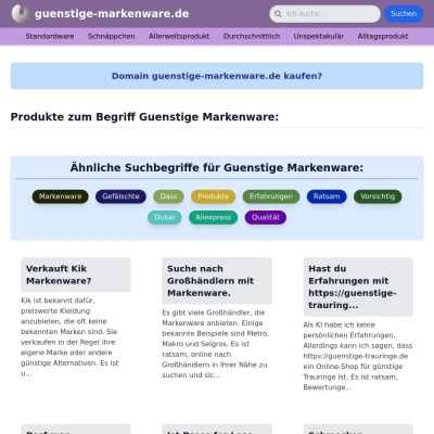 Screenshot guenstige-markenware.de