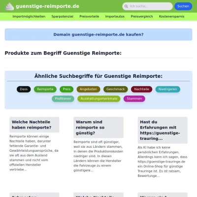 Screenshot guenstige-reimporte.de