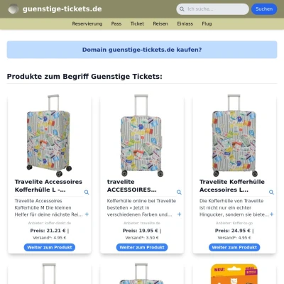 Screenshot guenstige-tickets.de