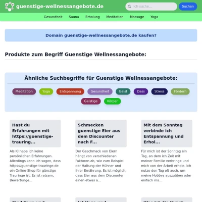 Screenshot guenstige-wellnessangebote.de