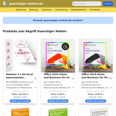 Screenshot guenstiger-makler.de