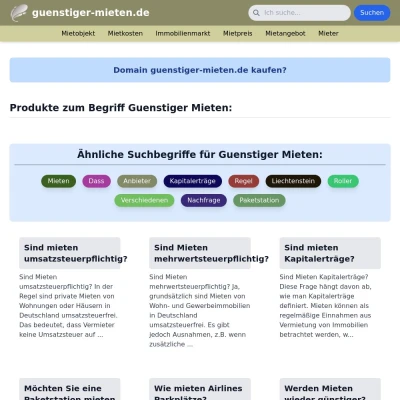 Screenshot guenstiger-mieten.de