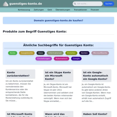 Screenshot guenstiges-konto.de