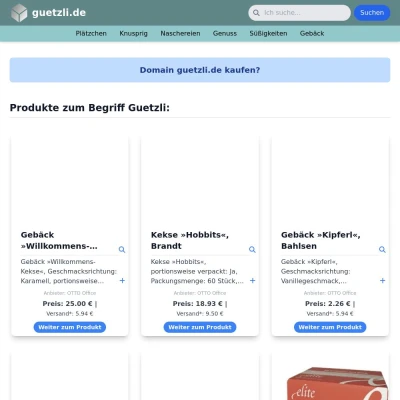 Screenshot guetzli.de