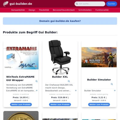 Screenshot gui-builder.de