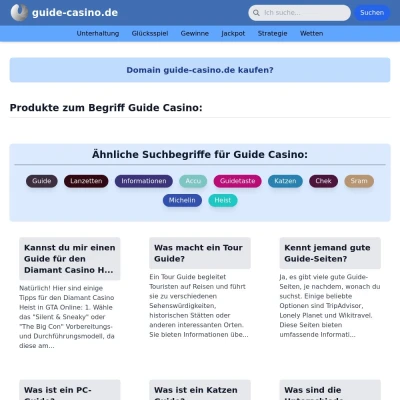 Screenshot guide-casino.de