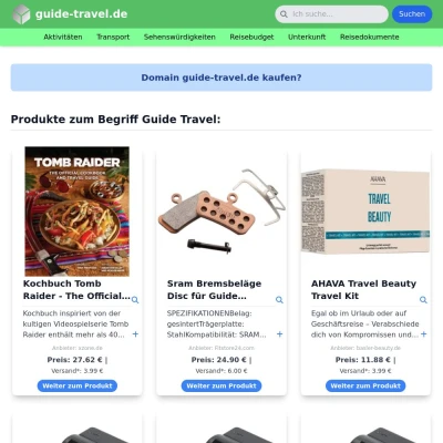 Screenshot guide-travel.de