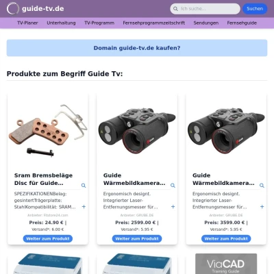 Screenshot guide-tv.de