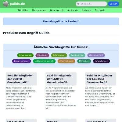 Screenshot guilds.de