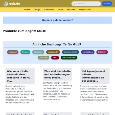 Screenshot gulr.de