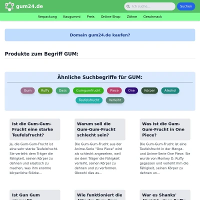 Screenshot gum24.de