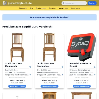 Screenshot guru-vergleich.de