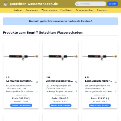 Screenshot gutachten-wasserschaden.de