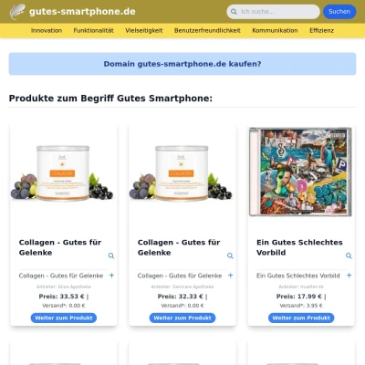 Screenshot gutes-smartphone.de