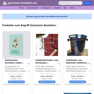 Screenshot gutschein-bestellen.de