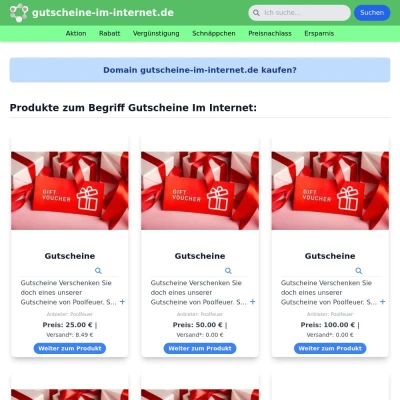 Screenshot gutscheine-im-internet.de