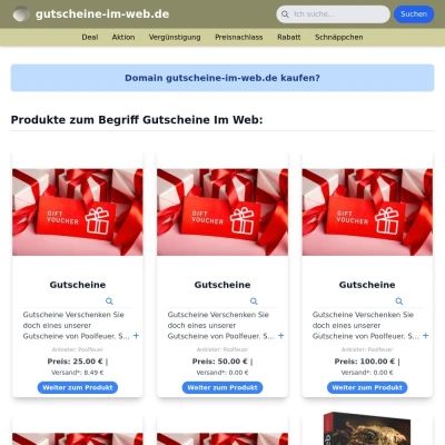 Screenshot gutscheine-im-web.de