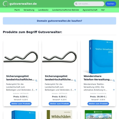Screenshot gutsverwalter.de