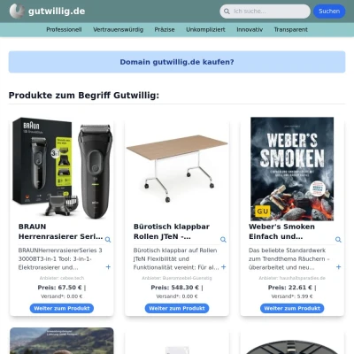 Screenshot gutwillig.de