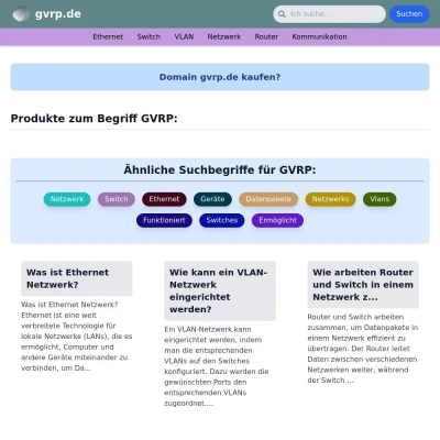 Screenshot gvrp.de