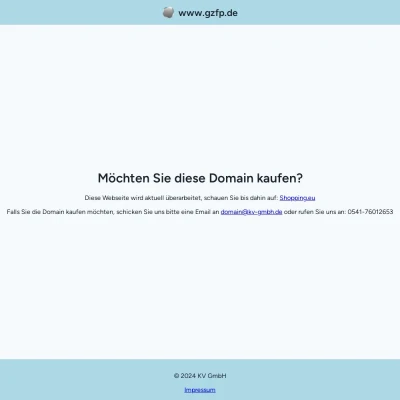 Screenshot gzfp.de