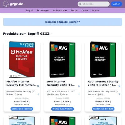 Screenshot gzgz.de