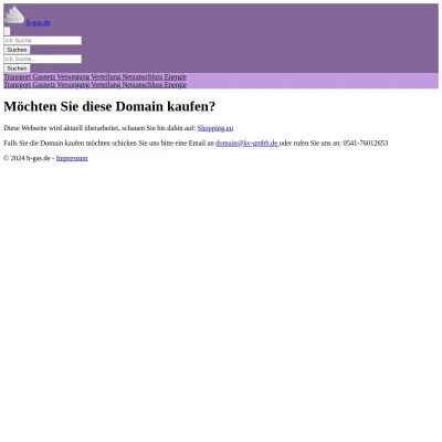 Screenshot h-gas.de