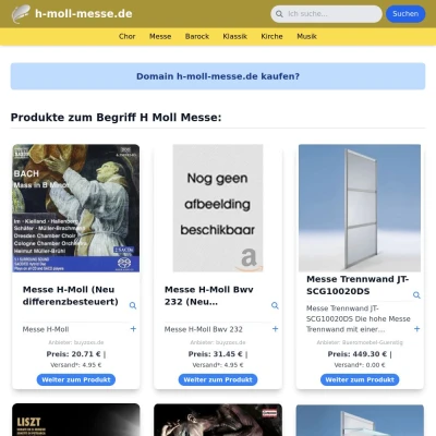 Screenshot h-moll-messe.de