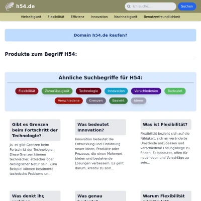 Screenshot h54.de