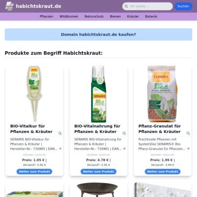 Screenshot habichtskraut.de