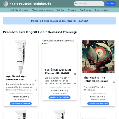 Screenshot habit-reversal-training.de