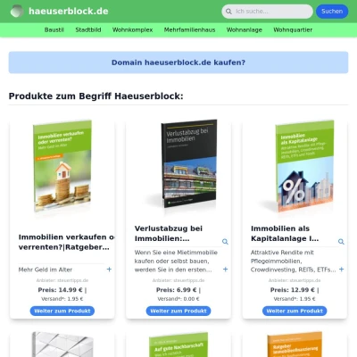 Screenshot haeuserblock.de